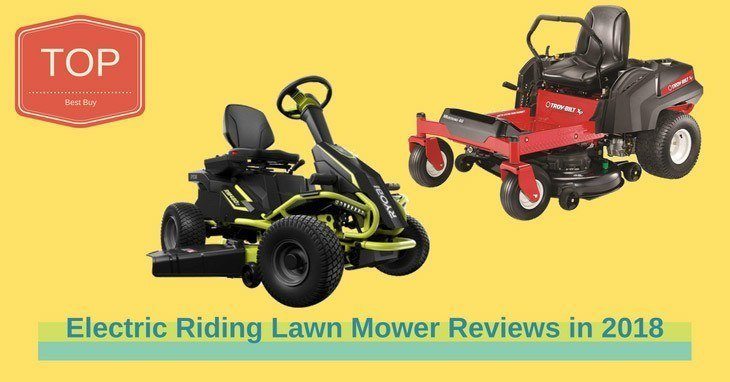 electric riding lawn mower