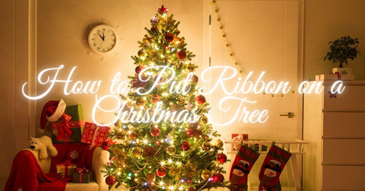 How to Put Ribbon on a Christmas Tree